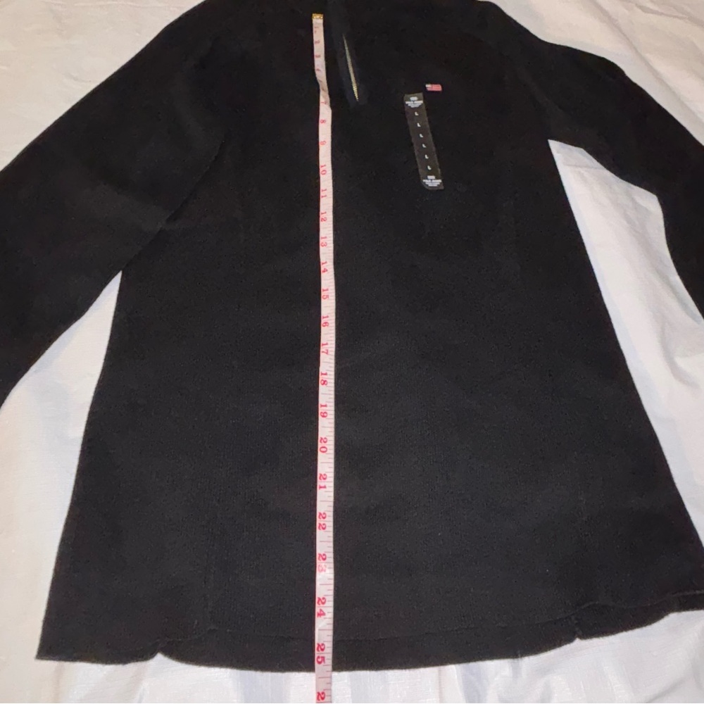 Polo Jeans Co. Ralph Lauren 1/4 Zip Woman’s Sz.L Sweater NWT Y2K Heavy Knit - Picture 4 of 5